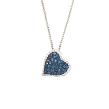 Load image into Gallery viewer, Sapphire Heart Pendant Necklace