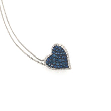 Load image into Gallery viewer, Sapphire Heart Pendant Necklace