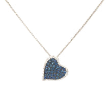 Load image into Gallery viewer, Sapphire Heart Pendant Necklace