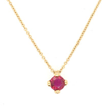 Load image into Gallery viewer, Ruby 18ct Gold Pendant