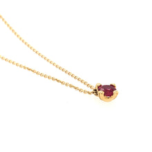 Load image into Gallery viewer, Ruby 18ct Gold Pendant