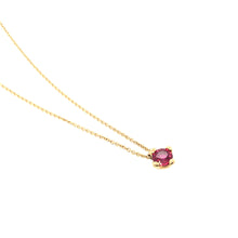 Load image into Gallery viewer, Ruby 18ct Gold Pendant