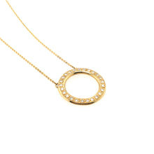 Load image into Gallery viewer, Diamond Circle Necklace