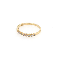 Load image into Gallery viewer, Diamond 18ct Gold Fine Rim Grain Set Ring