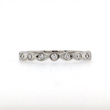 Load image into Gallery viewer, Diamond Platinum Fancy Band Ring