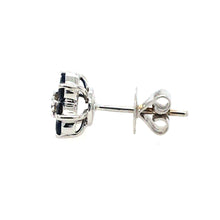 Load image into Gallery viewer, Sapphire &amp; Diamond Daisy Stud Earrings
