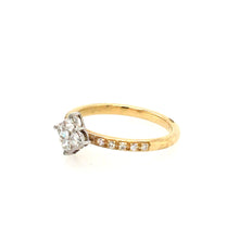 Load image into Gallery viewer, Diamond Shape Diamond Cluster Ring