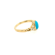 Load image into Gallery viewer, Turquoise & Diamond Ring