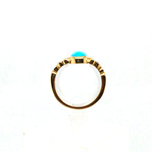 Load image into Gallery viewer, Turquoise & Diamond Ring