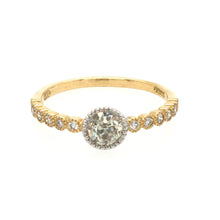 Load image into Gallery viewer, Old Mine Cut Diamond Vintage Style Ring