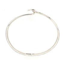Load image into Gallery viewer, Handmade Silver Hook Bangle