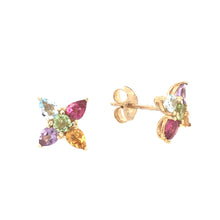 Load image into Gallery viewer, Multi Gemstone Kiss Earrings