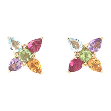 Load image into Gallery viewer, Multi Gemstone Kiss Earrings