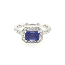 Load image into Gallery viewer, Tanzanite & Diamond Ring