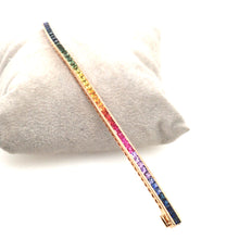 Load image into Gallery viewer, Multicolour Sapphire Bracelet
