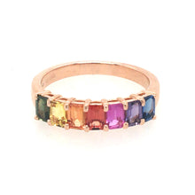 Load image into Gallery viewer, Rainbow Sapphire Ring