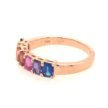Load image into Gallery viewer, Rainbow Sapphire Ring