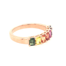 Load image into Gallery viewer, Rainbow Sapphire Ring