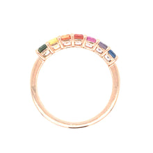 Load image into Gallery viewer, Rainbow Sapphire Ring