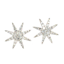 Load image into Gallery viewer, Diamond Star Stud Earrings

