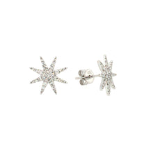 Load image into Gallery viewer, Diamond Star Stud Earrings

