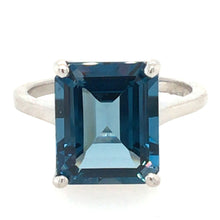 Load image into Gallery viewer, London Blue Topaz Cocktail Ring
