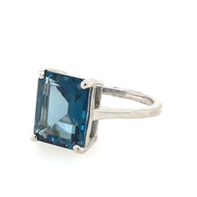 Load image into Gallery viewer, London Blue Topaz Cocktail Ring
