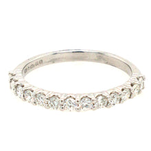 Load image into Gallery viewer, Diamond Platinum Claw Set Ring Handmade
