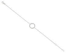 Load image into Gallery viewer, Diamond Open Octagon Bracelet
