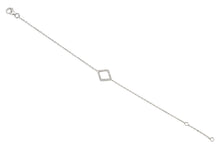 Load image into Gallery viewer, Diamond Open Diamond Shape Bracelet
