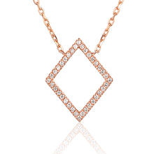 Load image into Gallery viewer, Diamond Open Diamond Necklace
