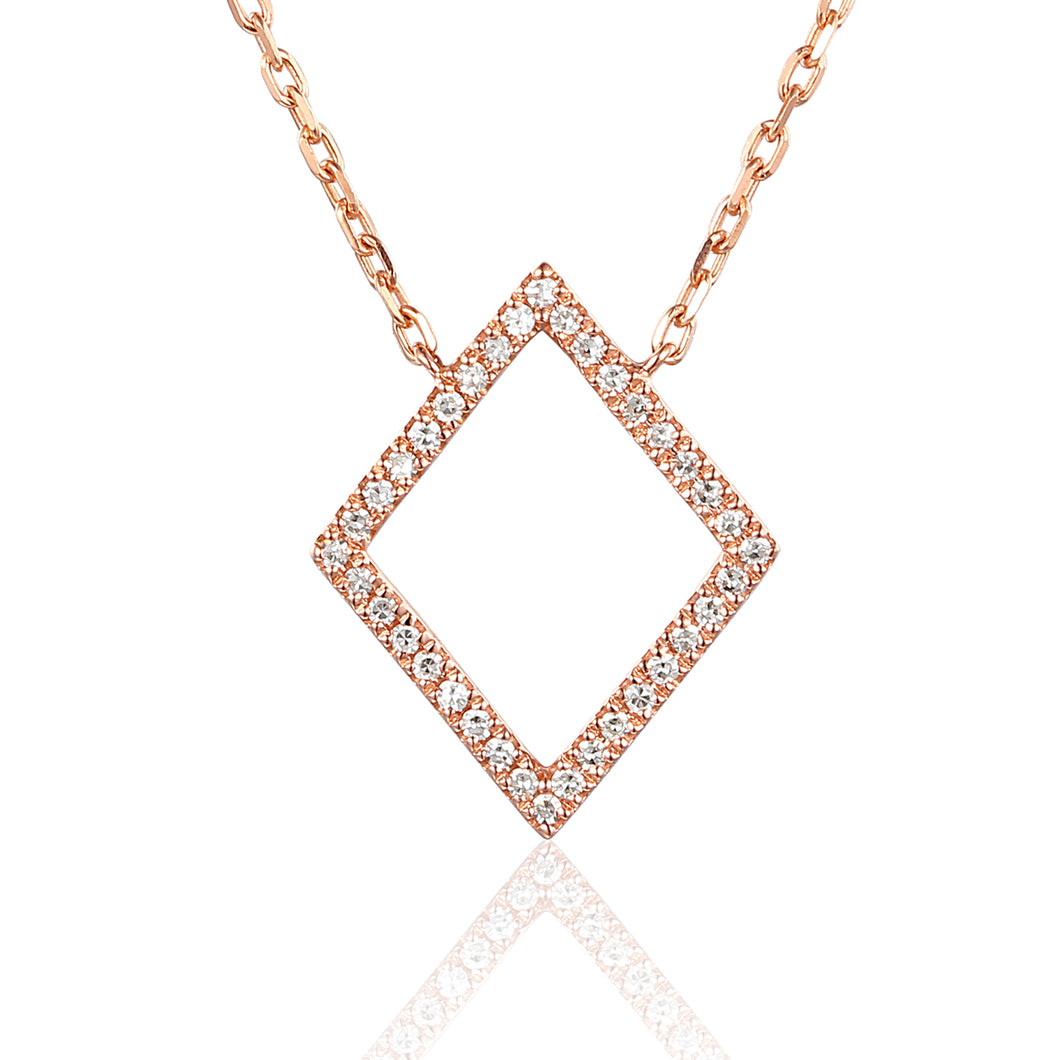 Diamond Open Diamond Necklace