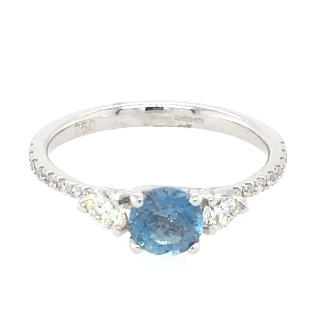Vintage Style Aquamarine Ring