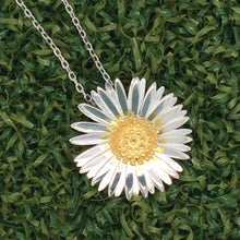 Load image into Gallery viewer, Michaelmas Daisy Silver Necklace
