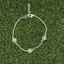 Load image into Gallery viewer, Daisy Chain Silver Bracelet

