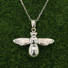 Load image into Gallery viewer, Queen Bee Silver Necklace
