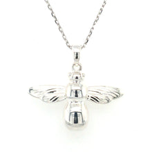 Load image into Gallery viewer, Queen Bee Silver Necklace
