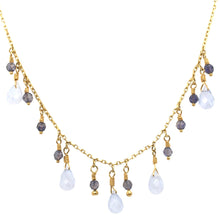 Load image into Gallery viewer, Bohemian Handmade 18ct Gold Gem Set Necklace
