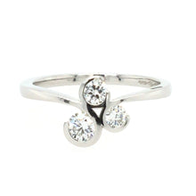Load image into Gallery viewer, Abstract Platinum &amp; Diamond Ring
