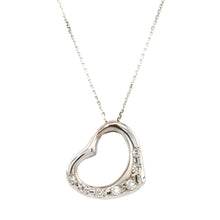 Load image into Gallery viewer, Diamond Open Heart Necklace
