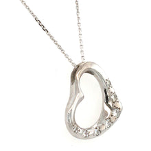 Load image into Gallery viewer, Diamond Open Heart Necklace
