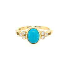 Load image into Gallery viewer, Turquoise &amp; Diamond Ring
