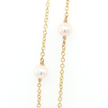 Load image into Gallery viewer, Pearl &amp; Gold Long Necklace
