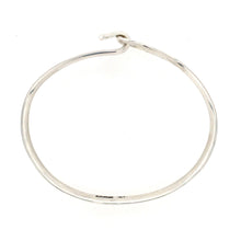 Load image into Gallery viewer, Handmade Silver Hook Bangle
