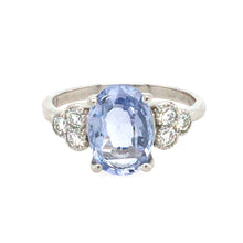 Load image into Gallery viewer, Ceylon Sapphire &amp; Diamond Ring
