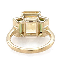 Load image into Gallery viewer, Citrine &amp; Peridot Cocktail Ring
