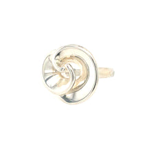 Load image into Gallery viewer, Silver Abstract Rose Ring
