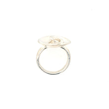 Load image into Gallery viewer, Silver Abstract Rose Ring
