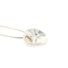 Load image into Gallery viewer, Silver Abstract Rose Necklace
