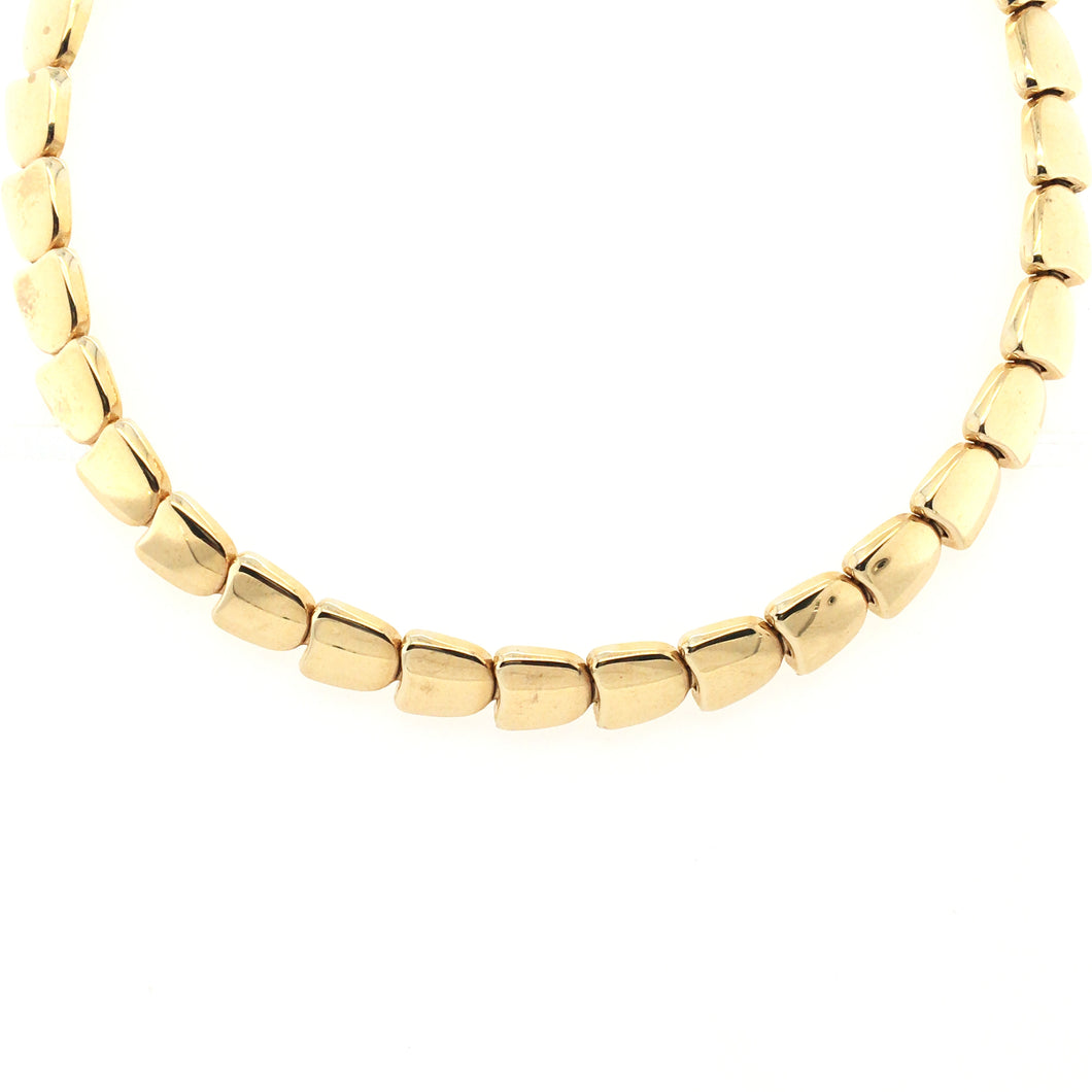 Polished Statement Gold Collar